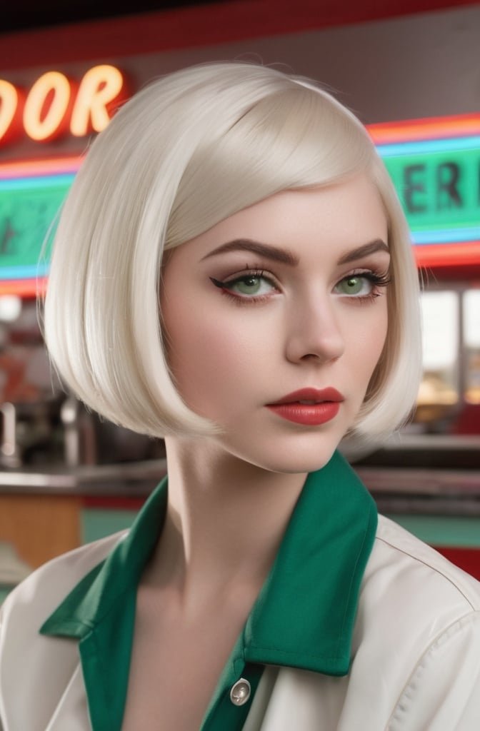Blunt Bob with Full Fringe