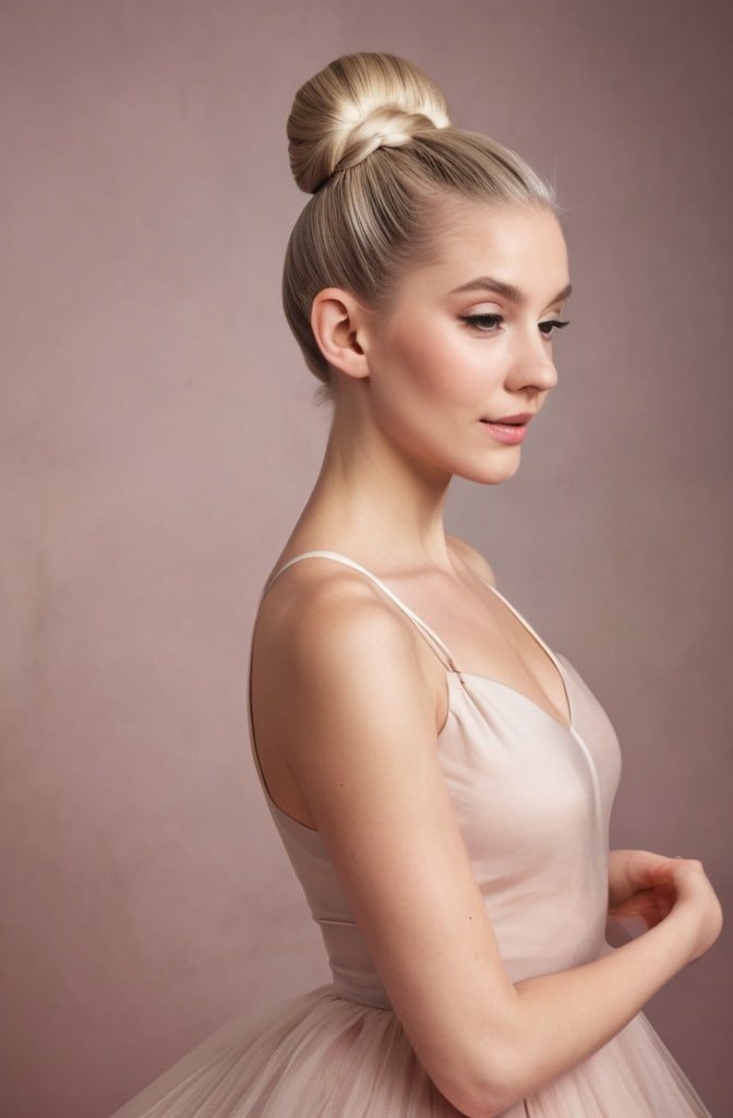 Braided Ballerina Bun