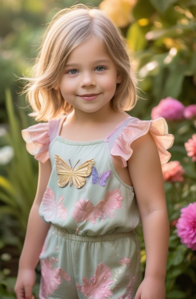 Butterfly Cut for Little Girls