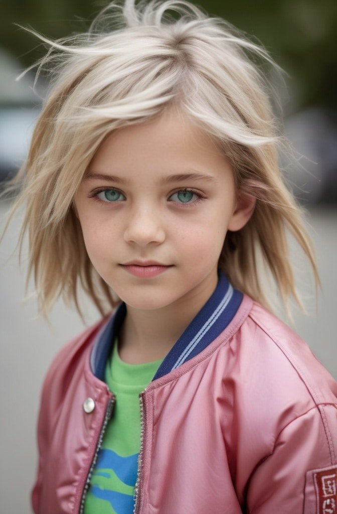 Choppy Layers with Side Bangs