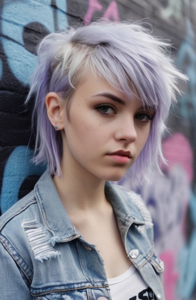 Choppy Textured Bangs