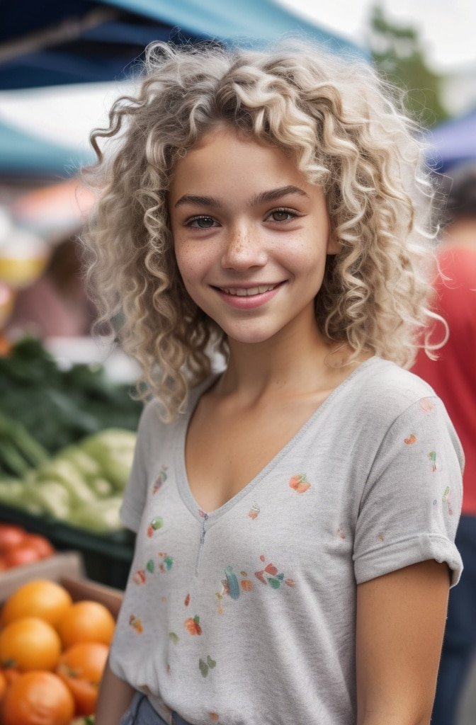 Curly Shag with Micro Bangs