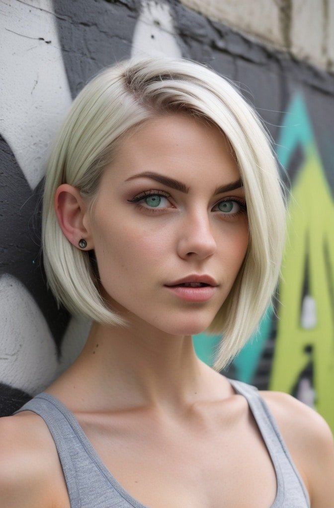 Curved Undercut Bob