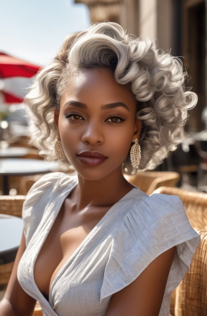 Fade with Defined Curls