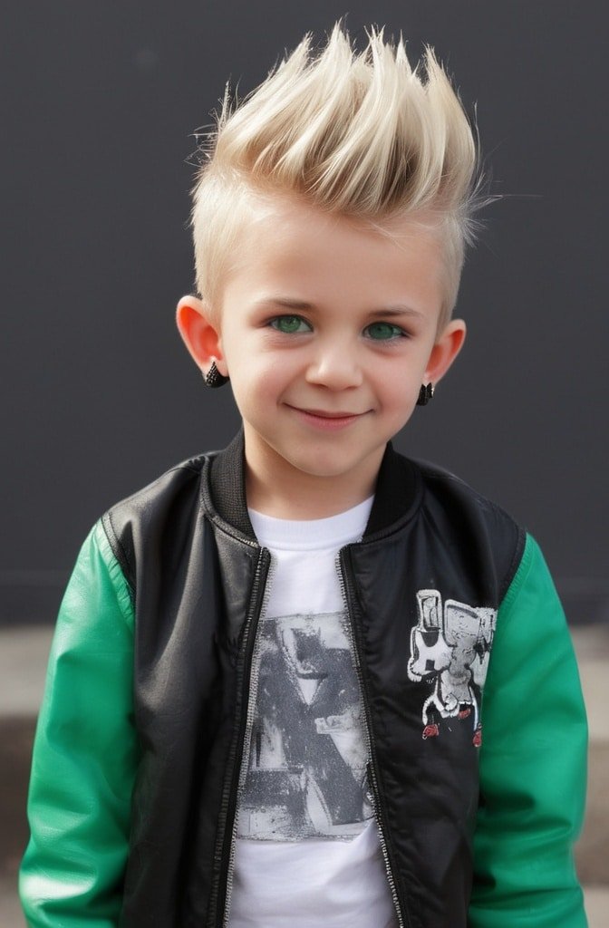 Faux Hawk with Low Fade