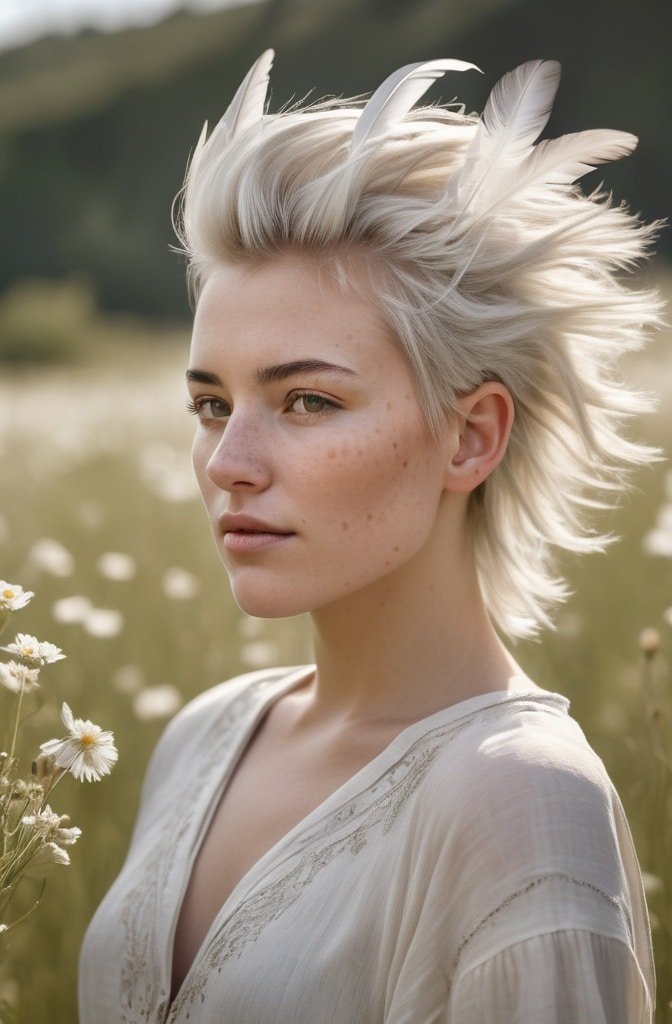 Feathered Mohawk Lightness