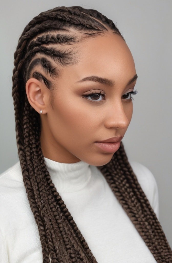 Feed-In Box Braids