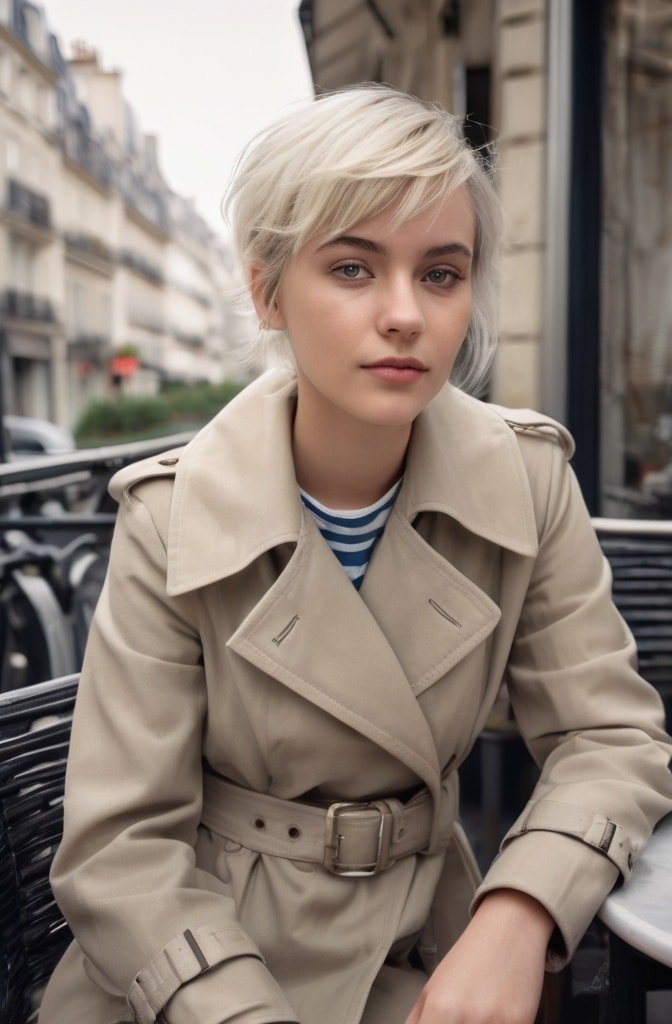 French Crop with Tapered Bangs