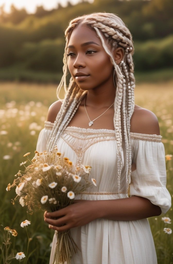 Goddess Short Box Braids
