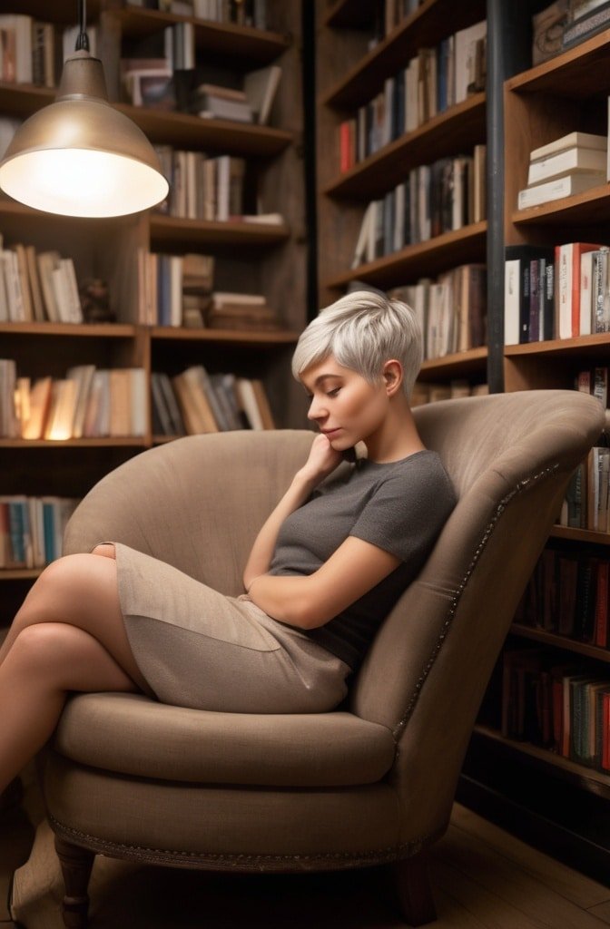 Layered Pixie with Tapered Nape