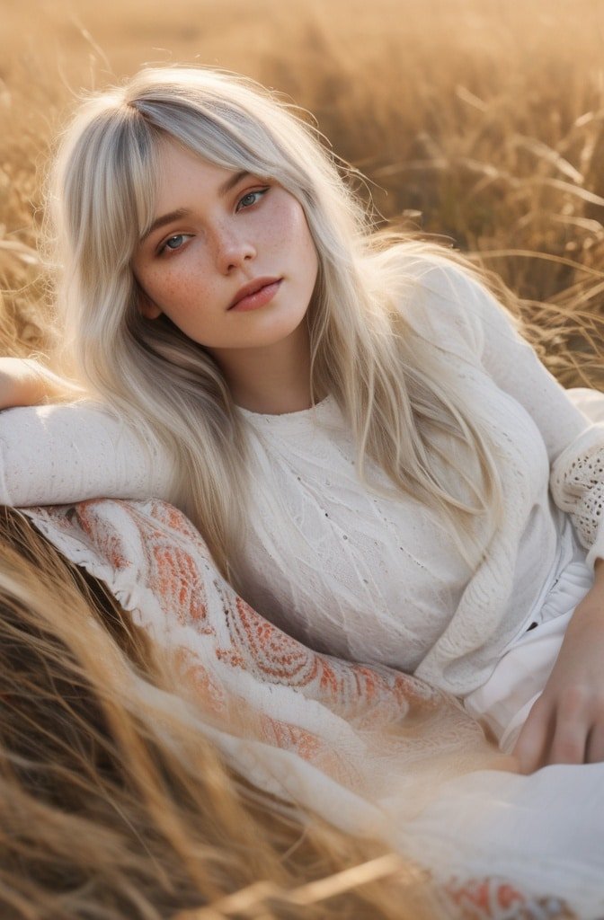 Long Layered Bangs
