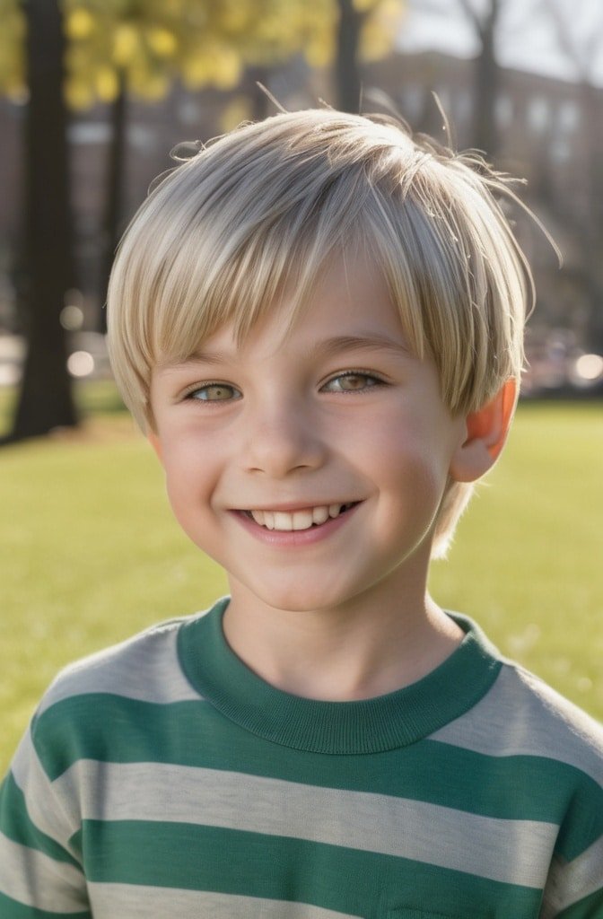 Low Fade with Bowl Cut Influence
