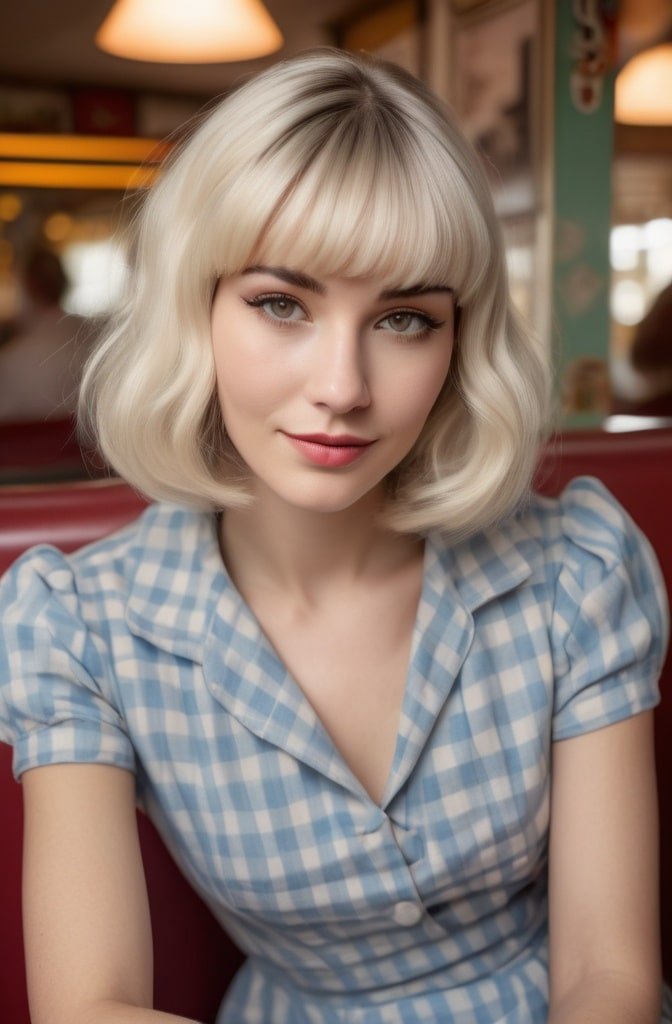 Medium-Length with Rounded Fringe