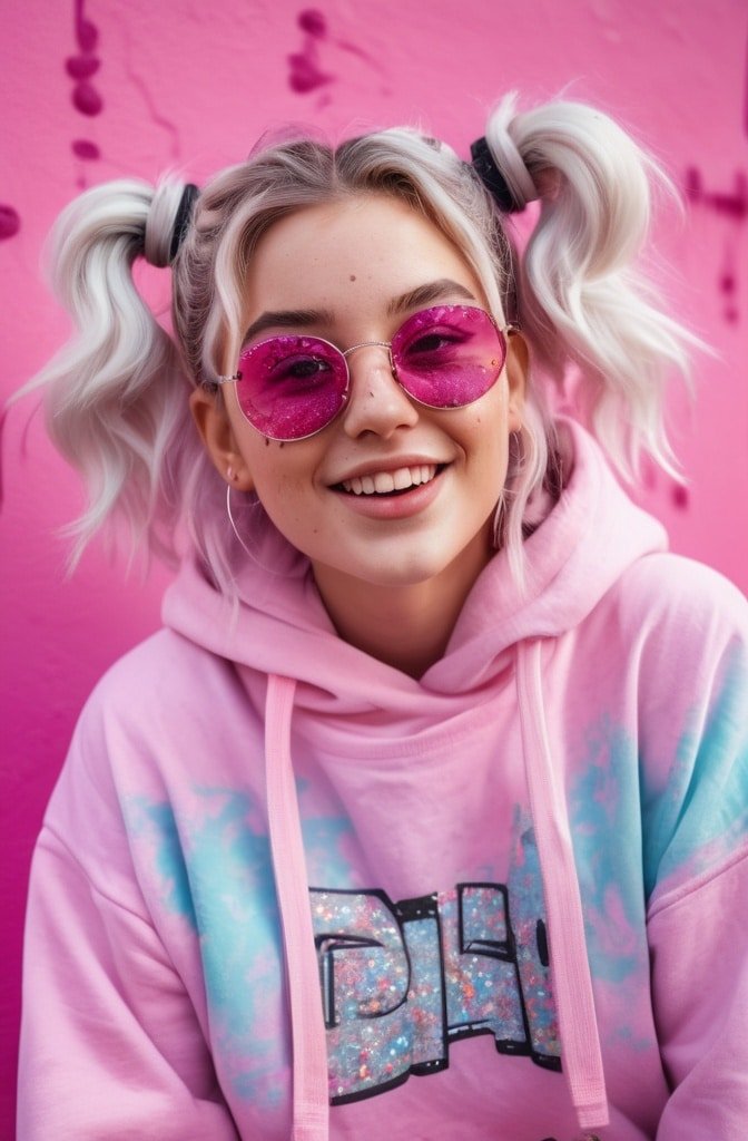 Messy Space Buns