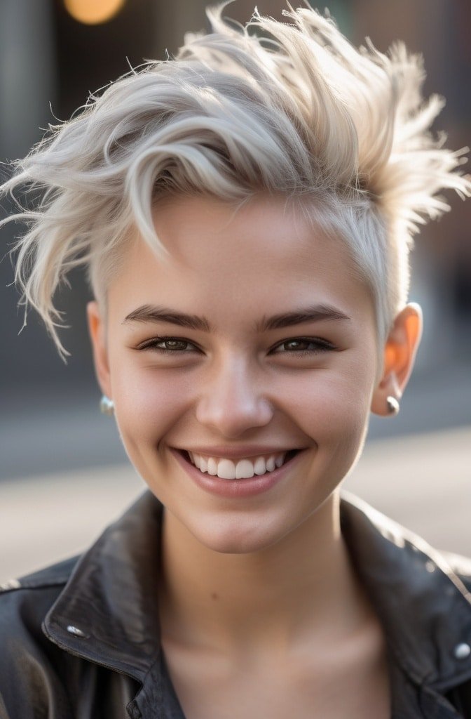 Messy Textured Mohawk