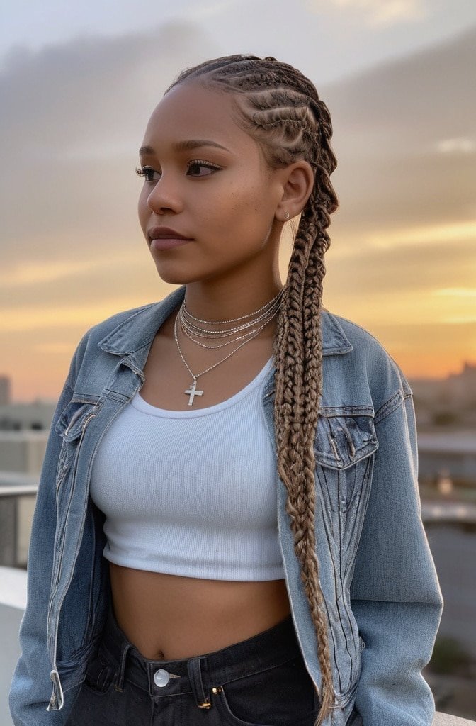 Micro Short Box Braids