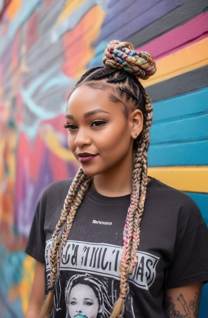 Ombré Short Box Braids