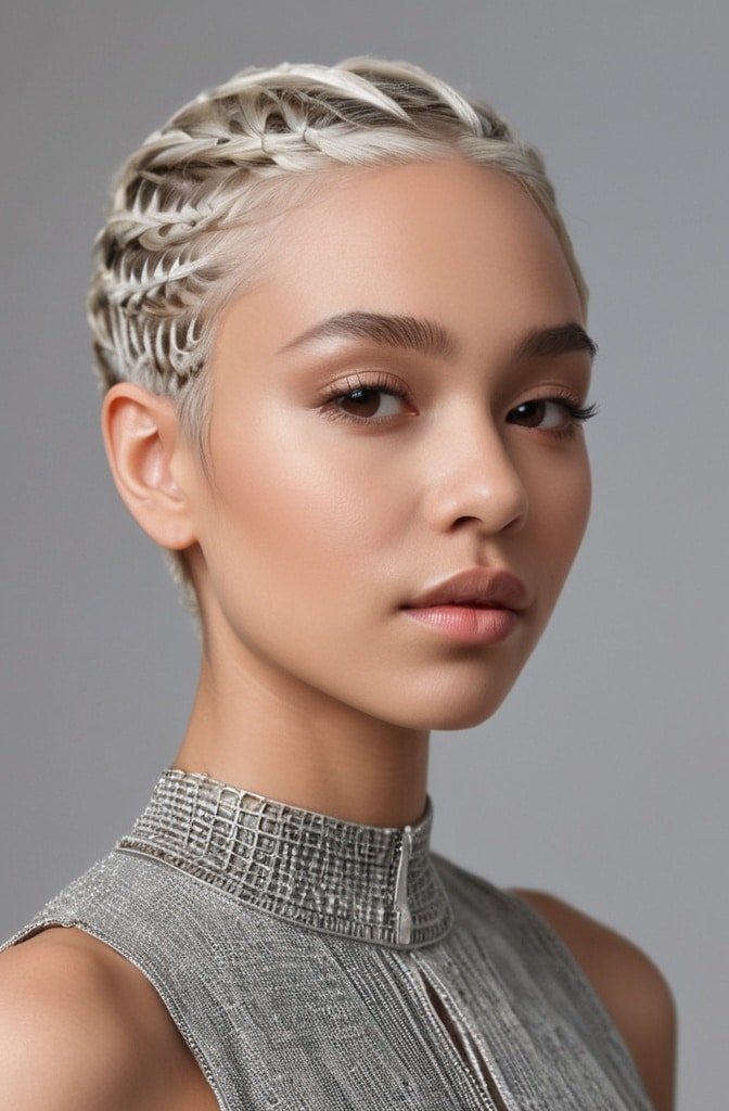 Pixie Box Braids