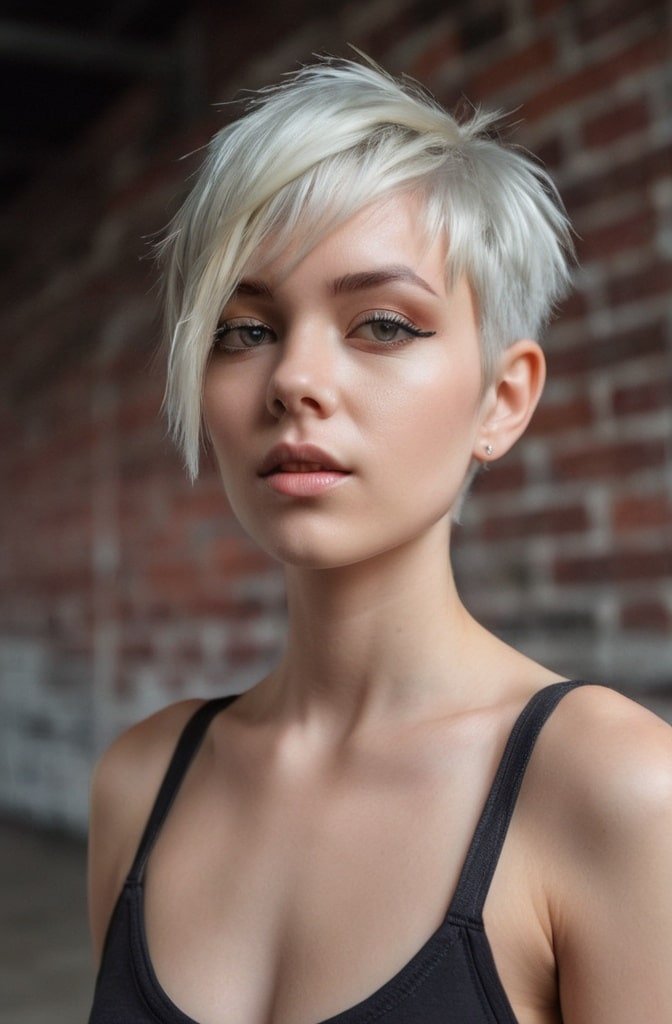 Pixie Shag with Micro Bangs