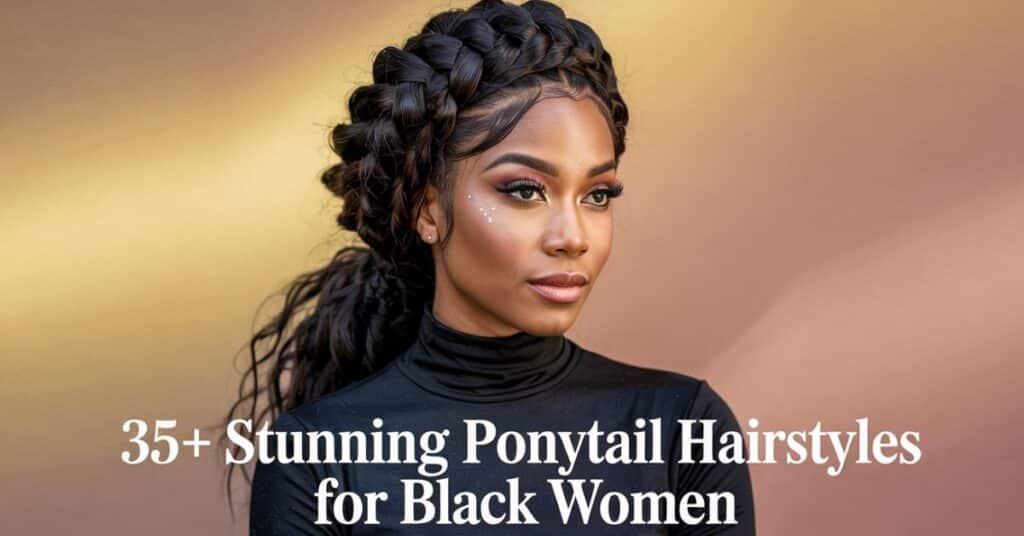 35+ Stunning Ponytail Hairstyles for Black Women