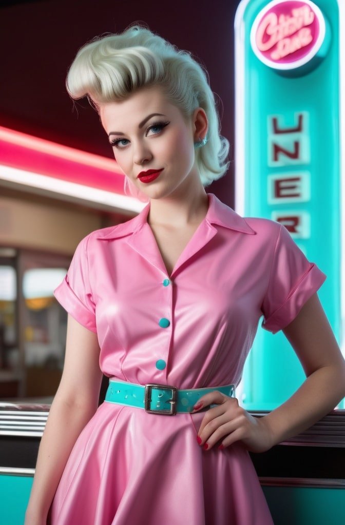 Retro Rockabilly Mohawk