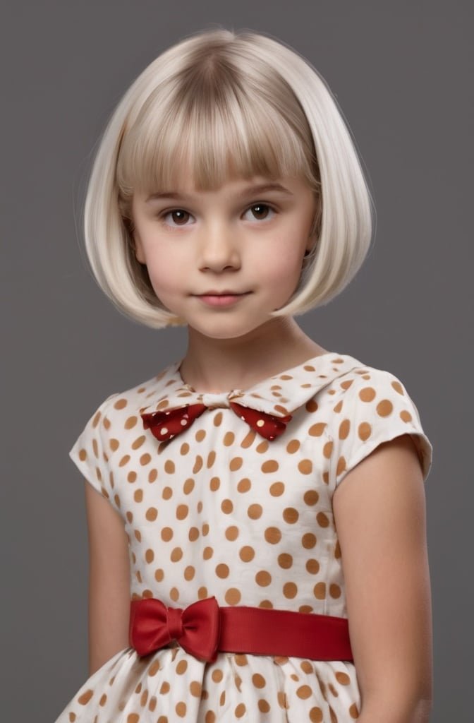 Rounded Bob with Curved Bangs