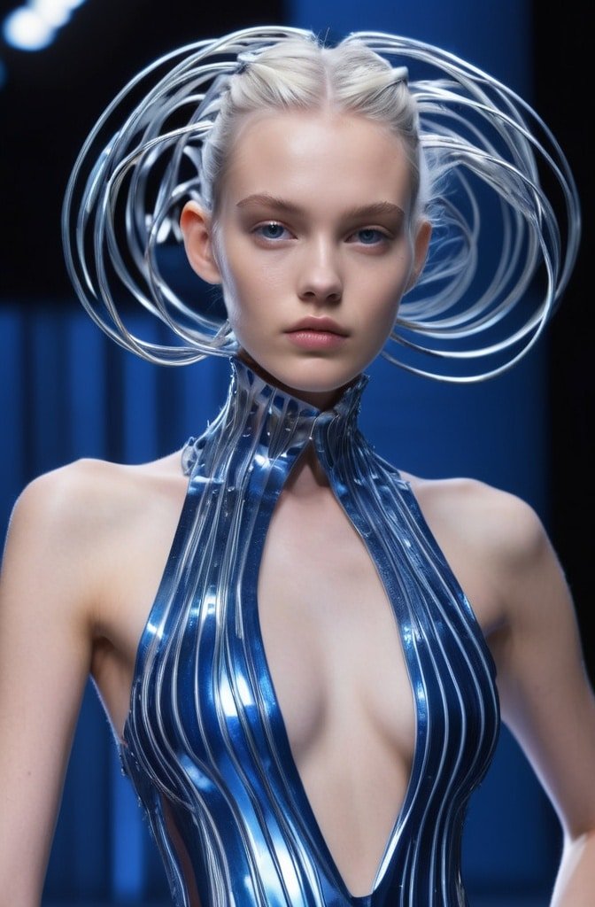 Sculptural Loop Updo