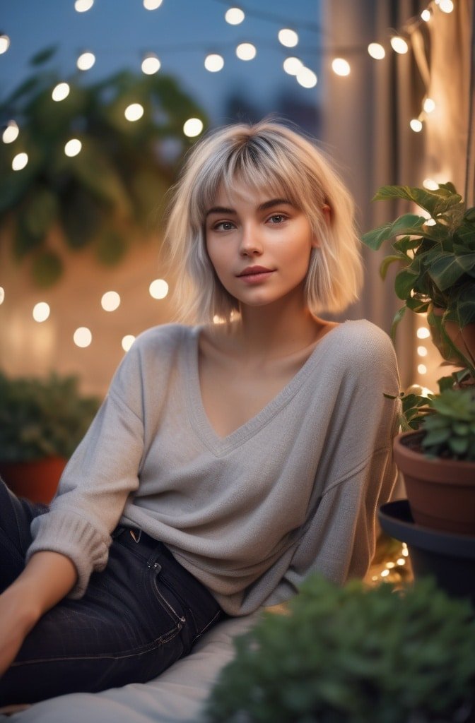 Shaggy Bob with Wispy Fringe