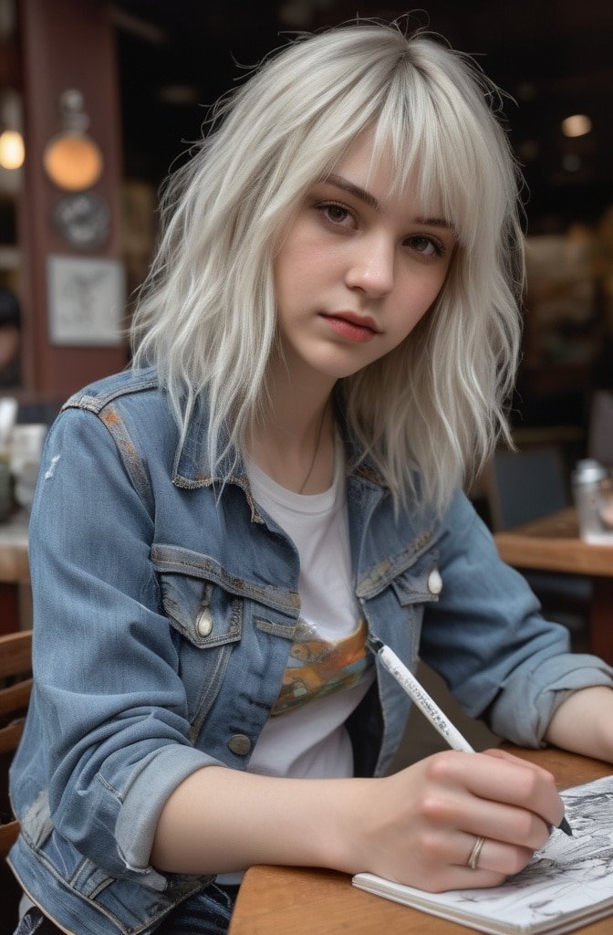 Shaggy Layered Bangs