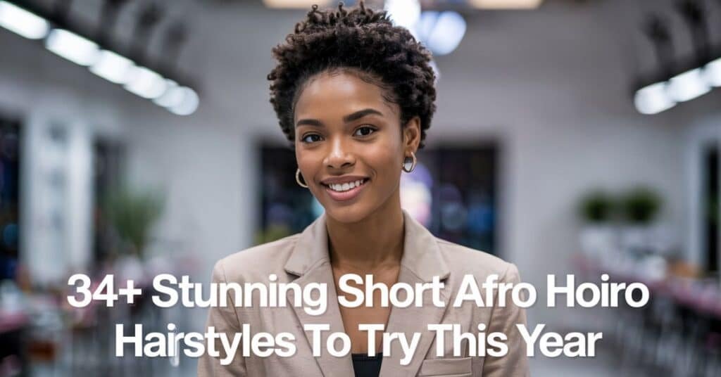 34+ Stunning Short Afro Hairstyles to Try This Year