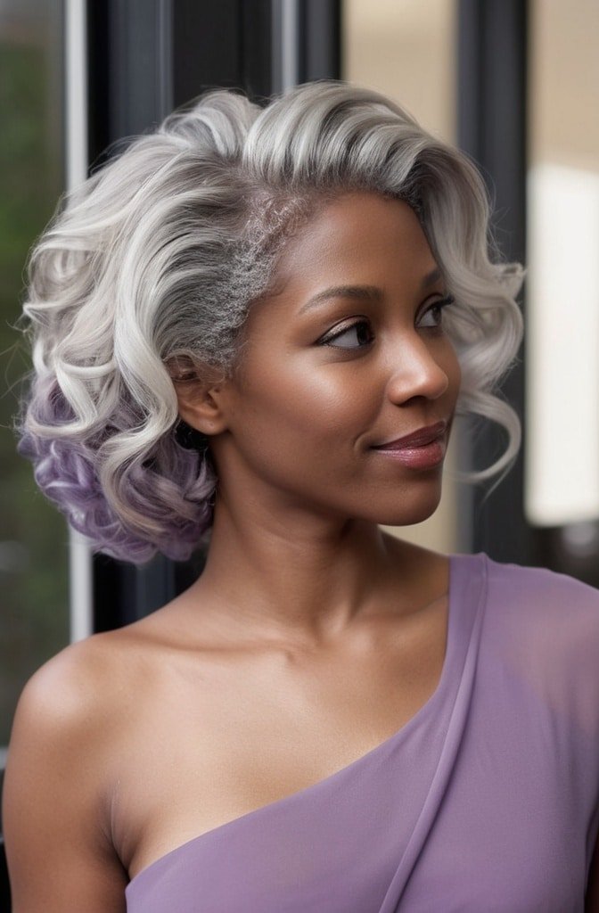 Side-Swept Twist-Out