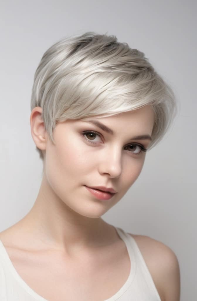 Soft Pixie with Longer Top Layers