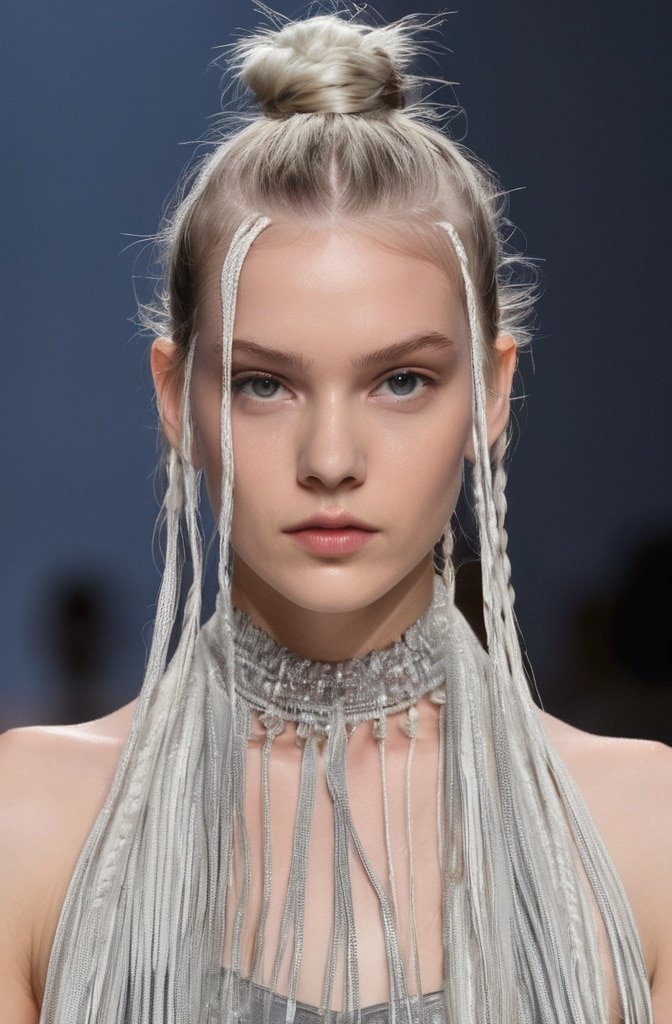 Suspended Braid Curtain