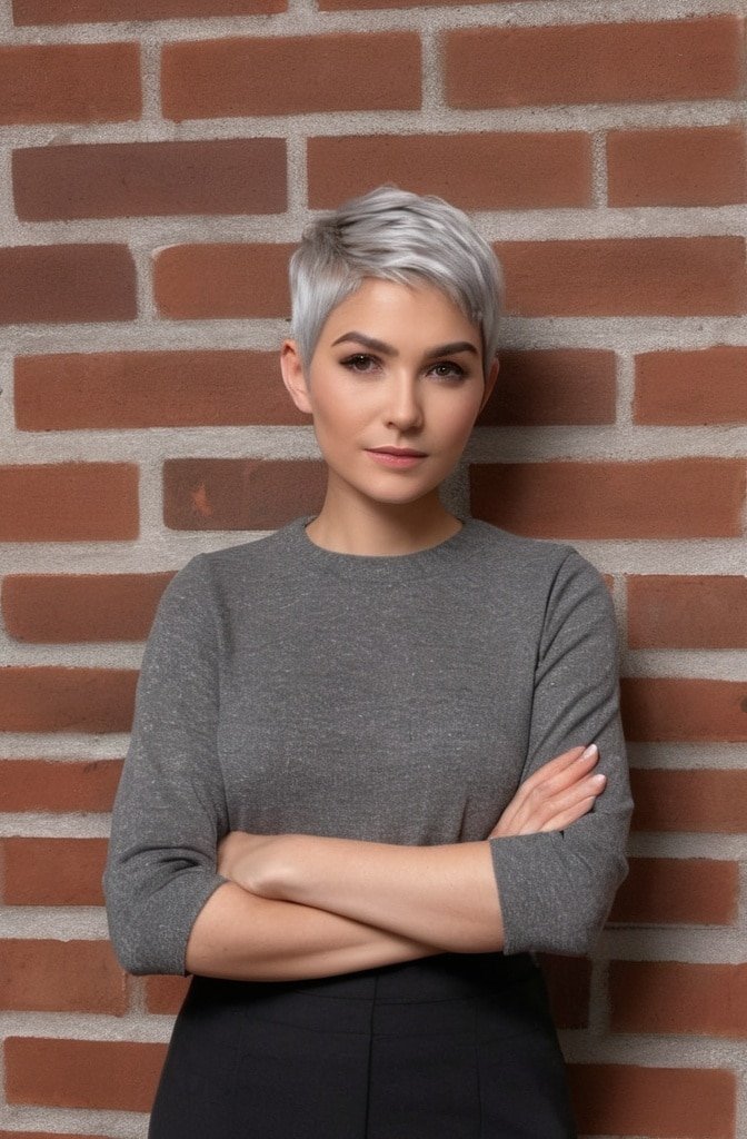 Textured Pixie with Tapered Sides