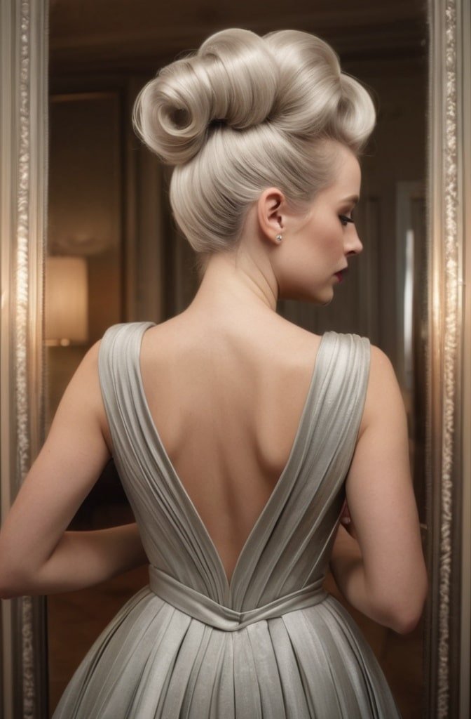 The Accordion Fold Updo