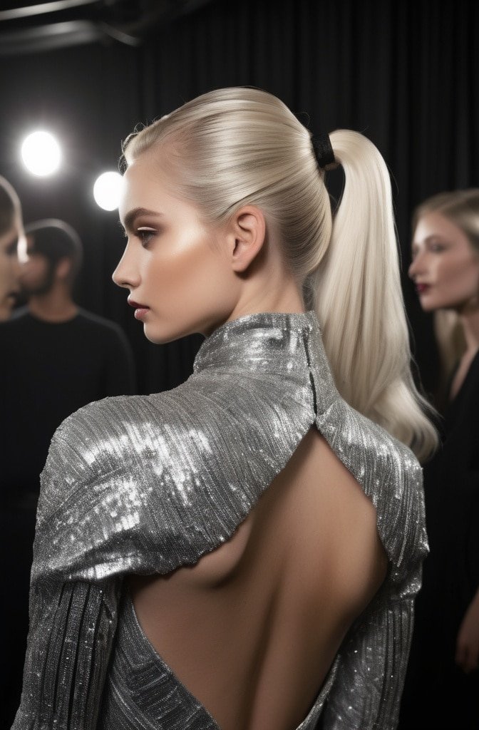 The Criss-Cross Ponytail