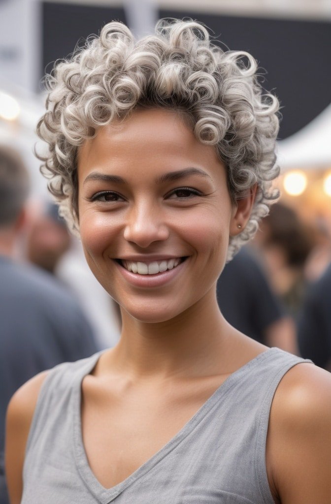 The Curly Pixie