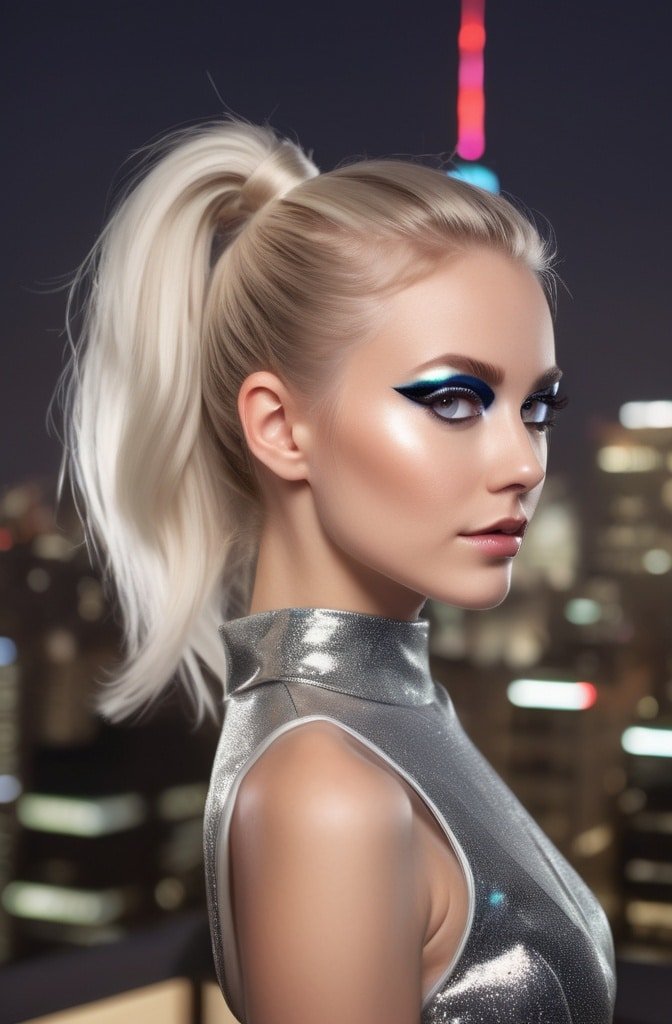 The Sectioned Ponytail