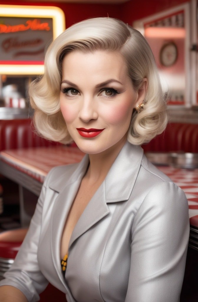 The Vintage-Inspired Layered Bob