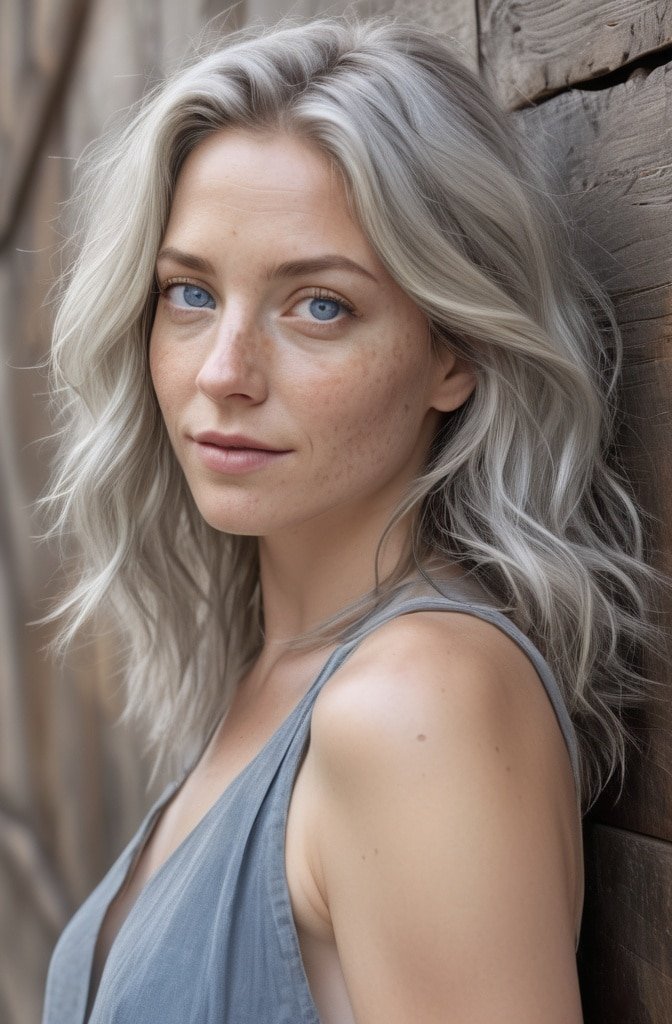 Tousled Lob with Dimensional Color