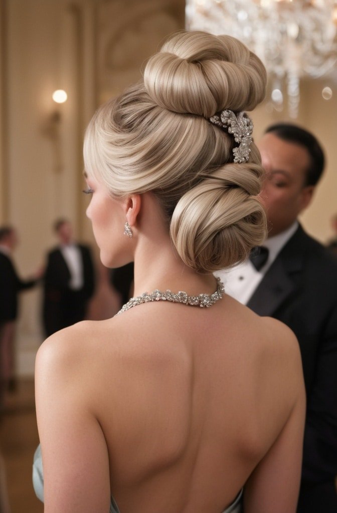 Triple-Twisted Chignon