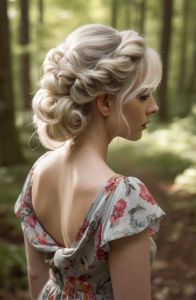 Twisted Half-Up Knot