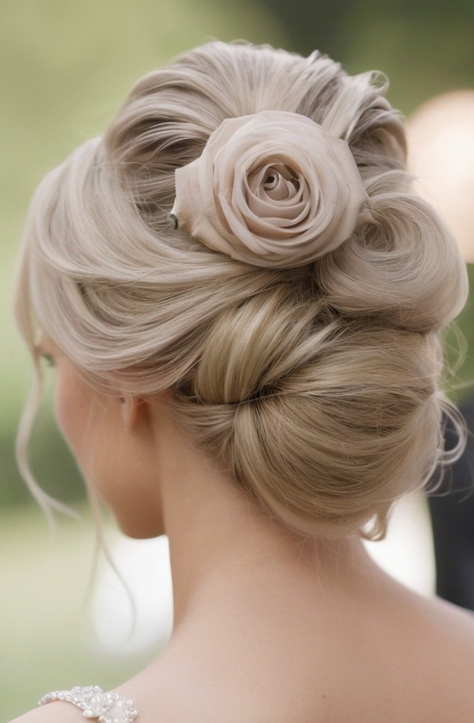 Twisted Rose Updo