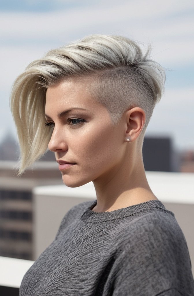 Undercut Bob Mohawk Hybrid