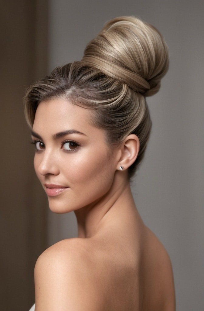 Updo with Twisted Elements
