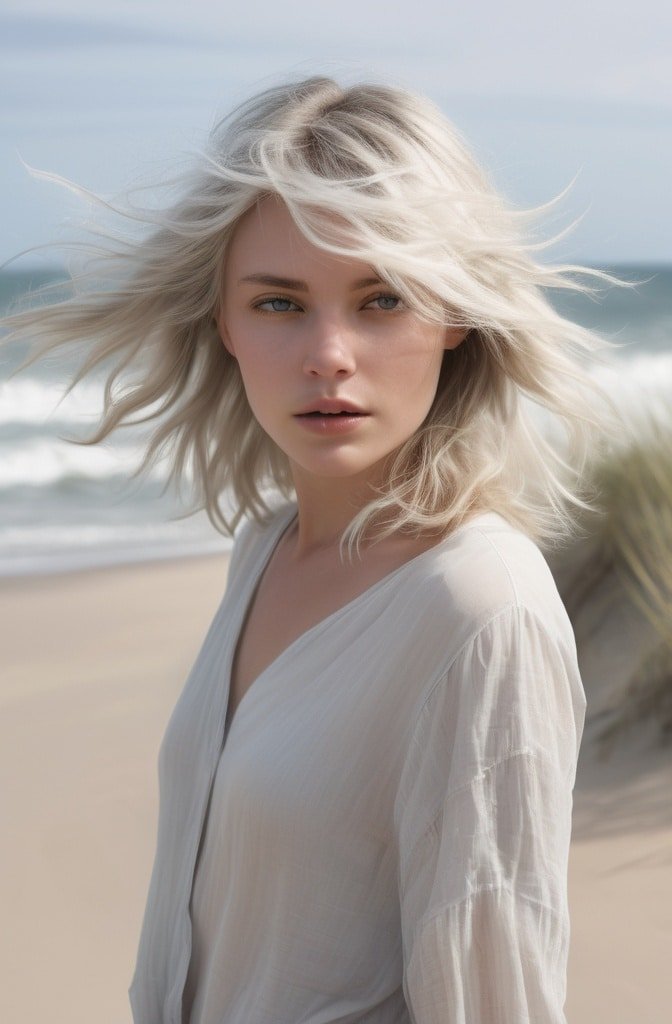 Windswept Side Bangs