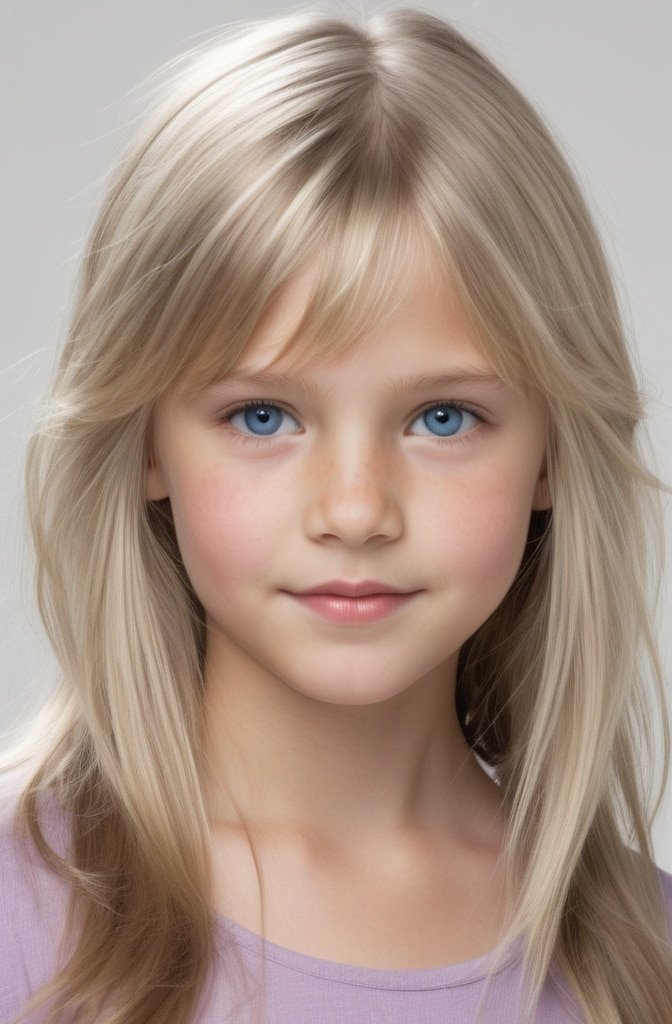 Wispy Ends with Side-Swept Bangs