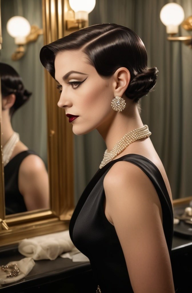 1930s Joan Crawford Peaked Bangs