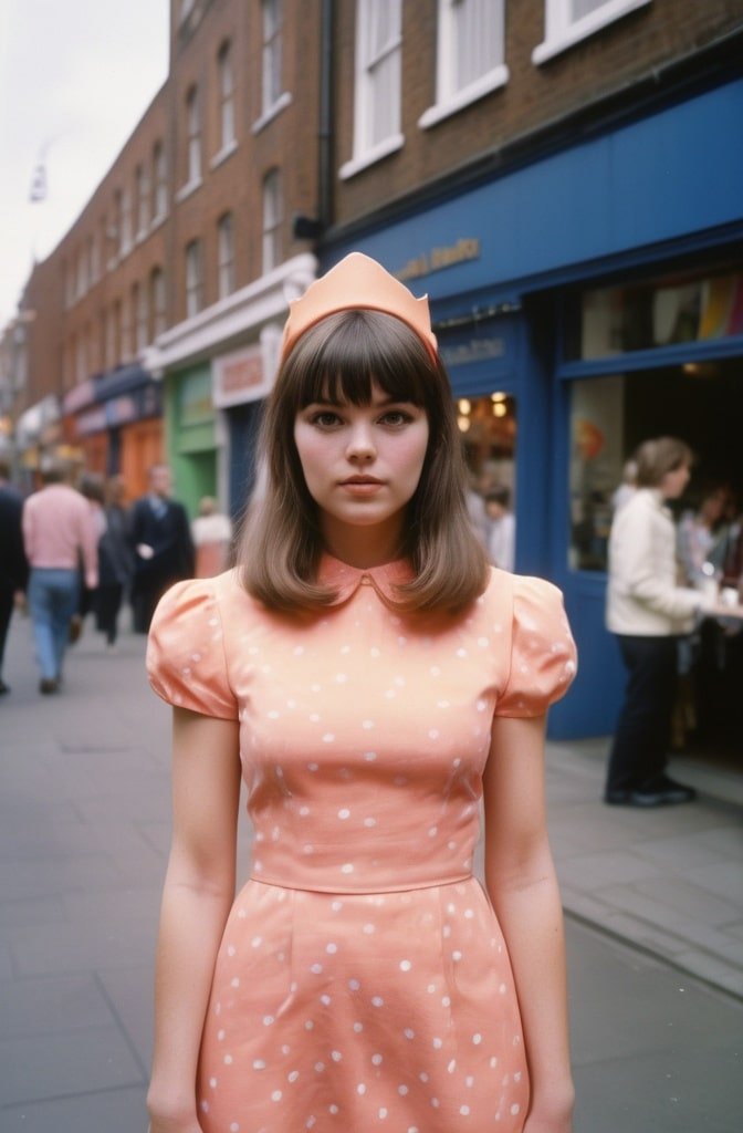 1960s Jean Shrimpton Dolly Bird Bangs