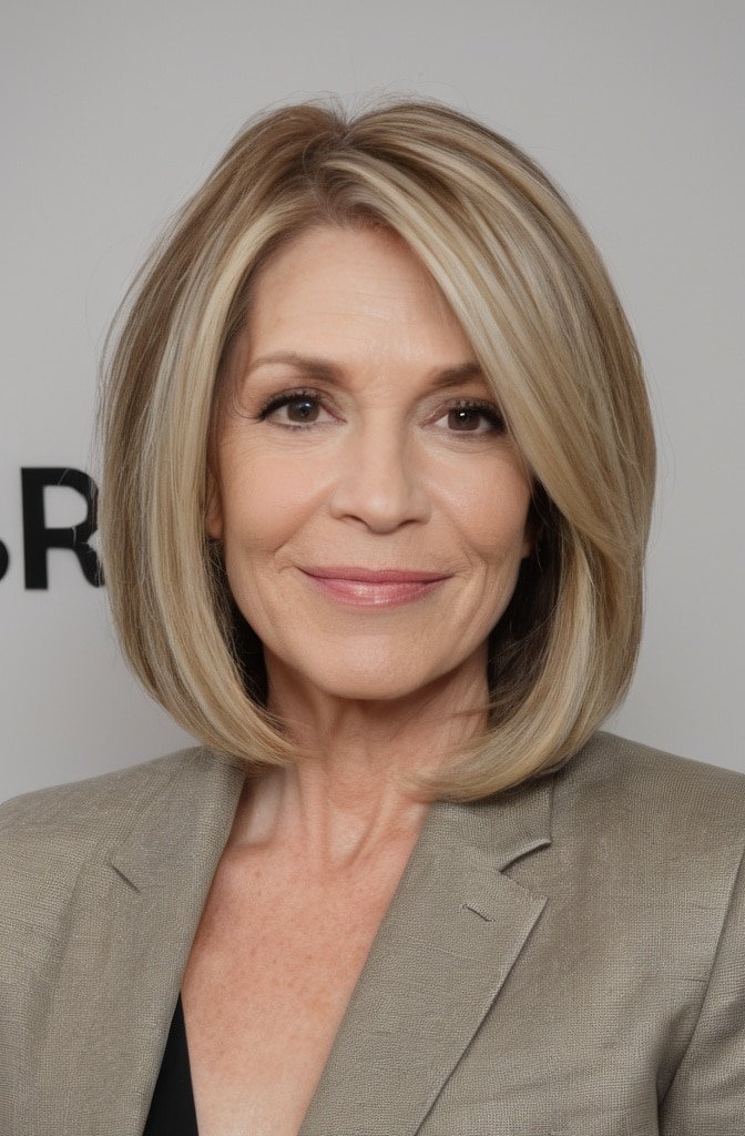 Textured Long Bob with Invisible Layers